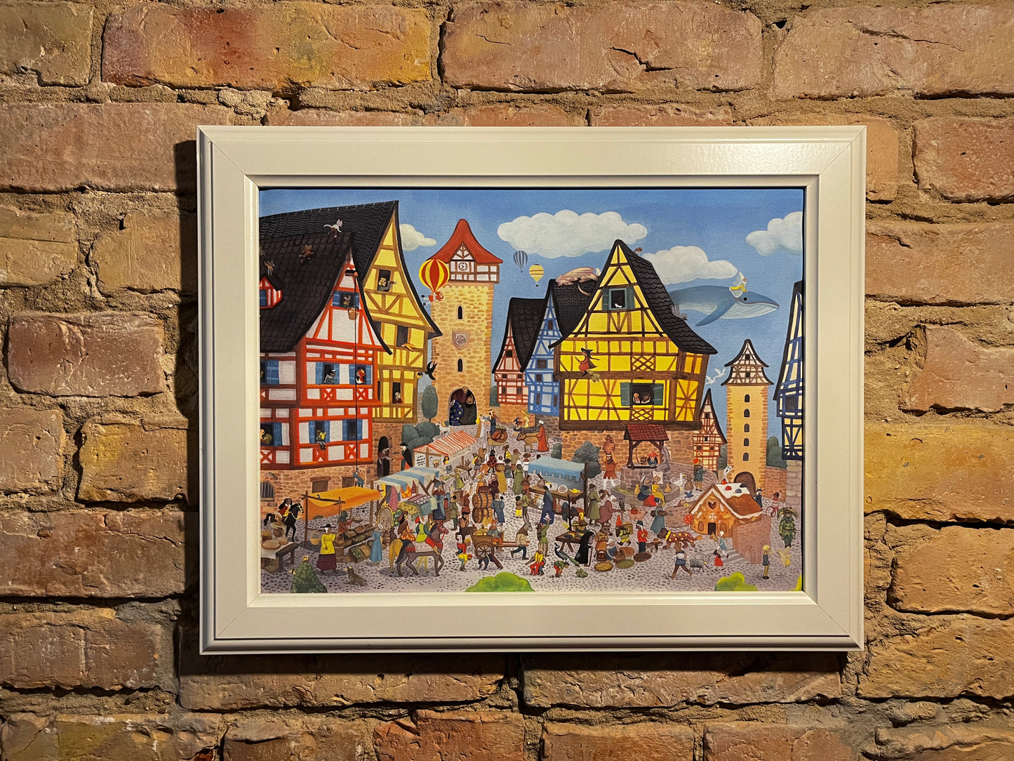 Wimmel World Leinwand