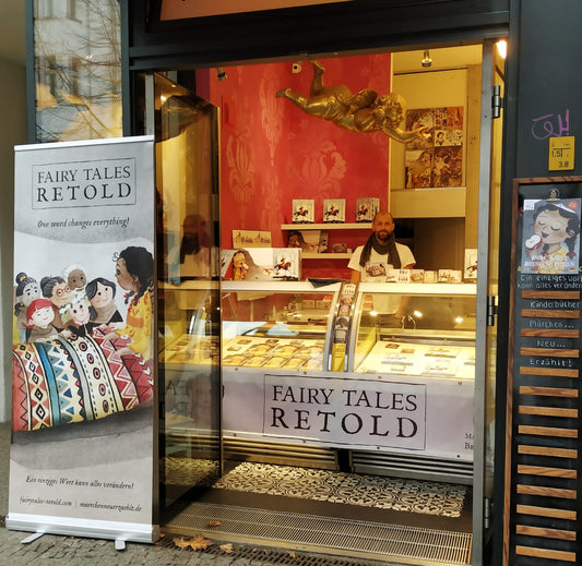 Launching Berlin's smallest bookstore - Fairy Tales Retold 