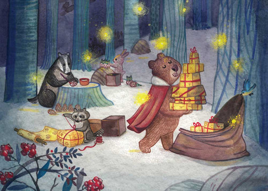 Seasons Greatings Postcard